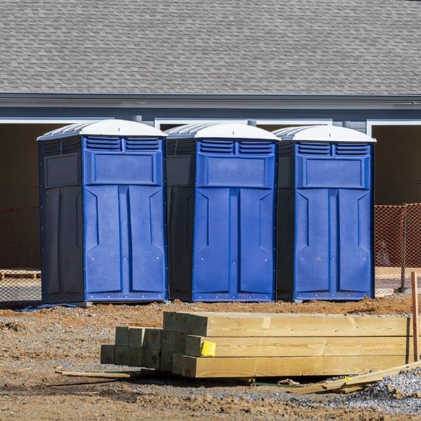 are there any restrictions on where i can place the porta potties during my rental period in Johnstown NY